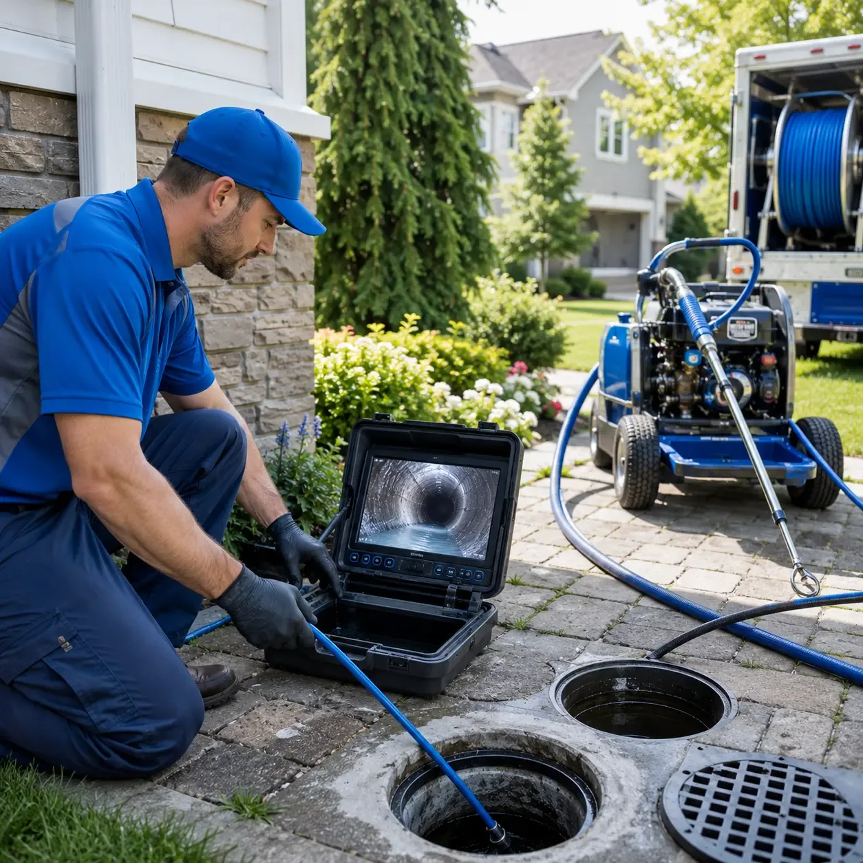 Outdoor drain cleaning professionals serving Canton, PA